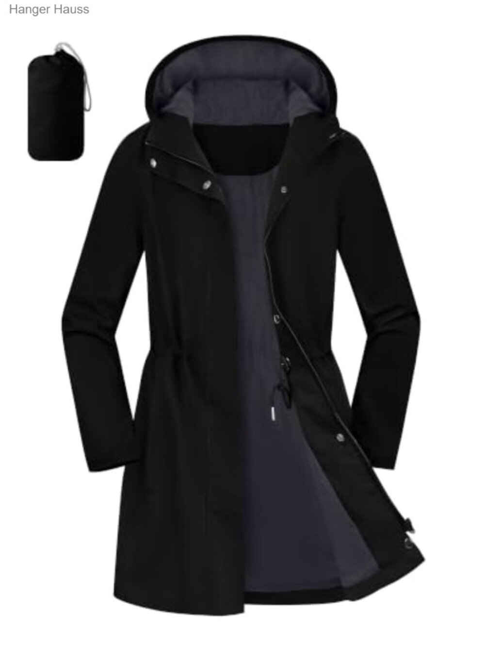 Women's Waterproof Rain Jacket with Hood, Packable & Breathable
